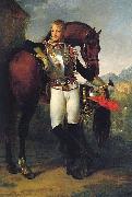 antoine jean gros Portrait du second lieutenant Charles Legrand painting